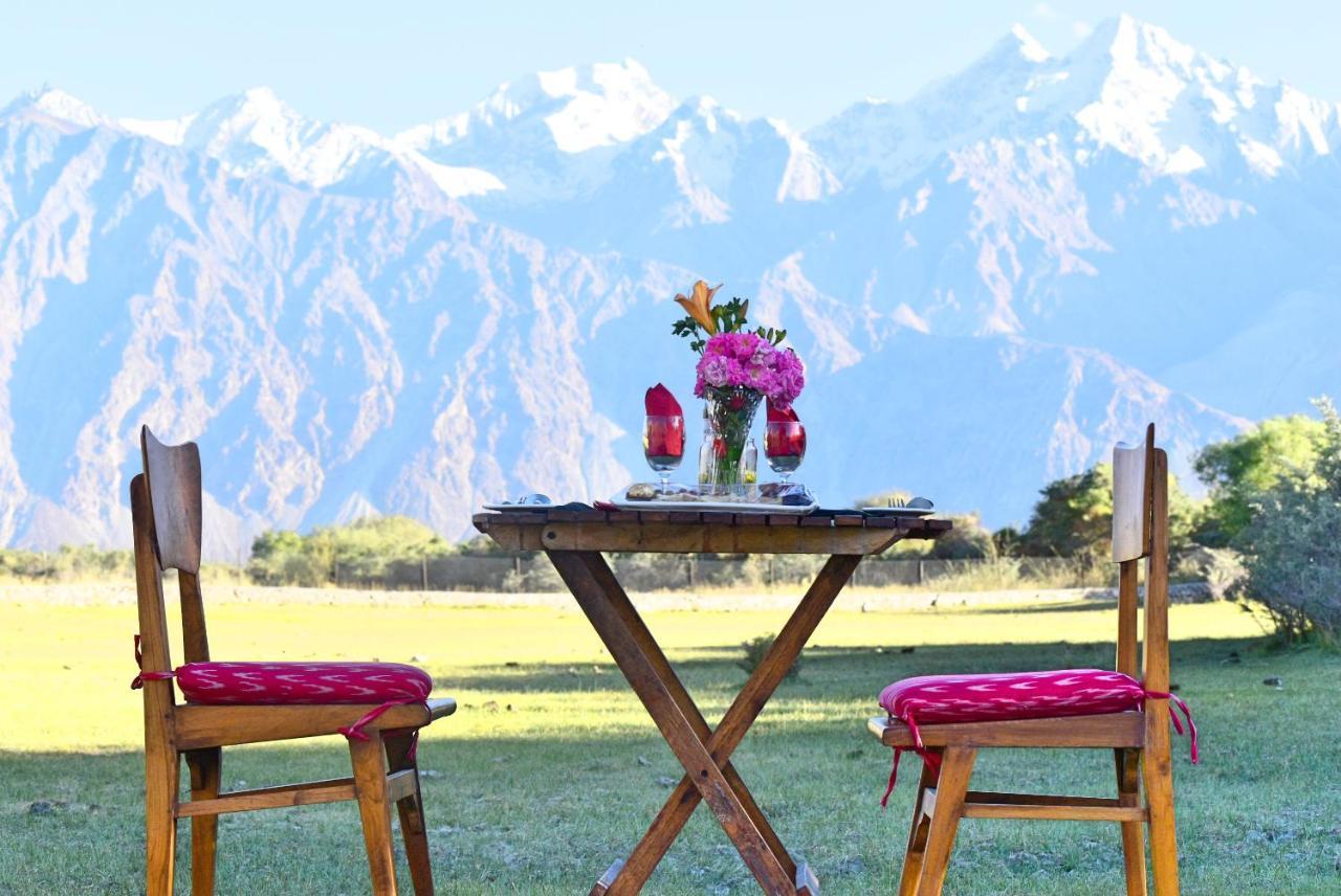 Lchang Nang Retreat-The House Of Trees-Nubra Valley Hotel Sumur Exterior photo