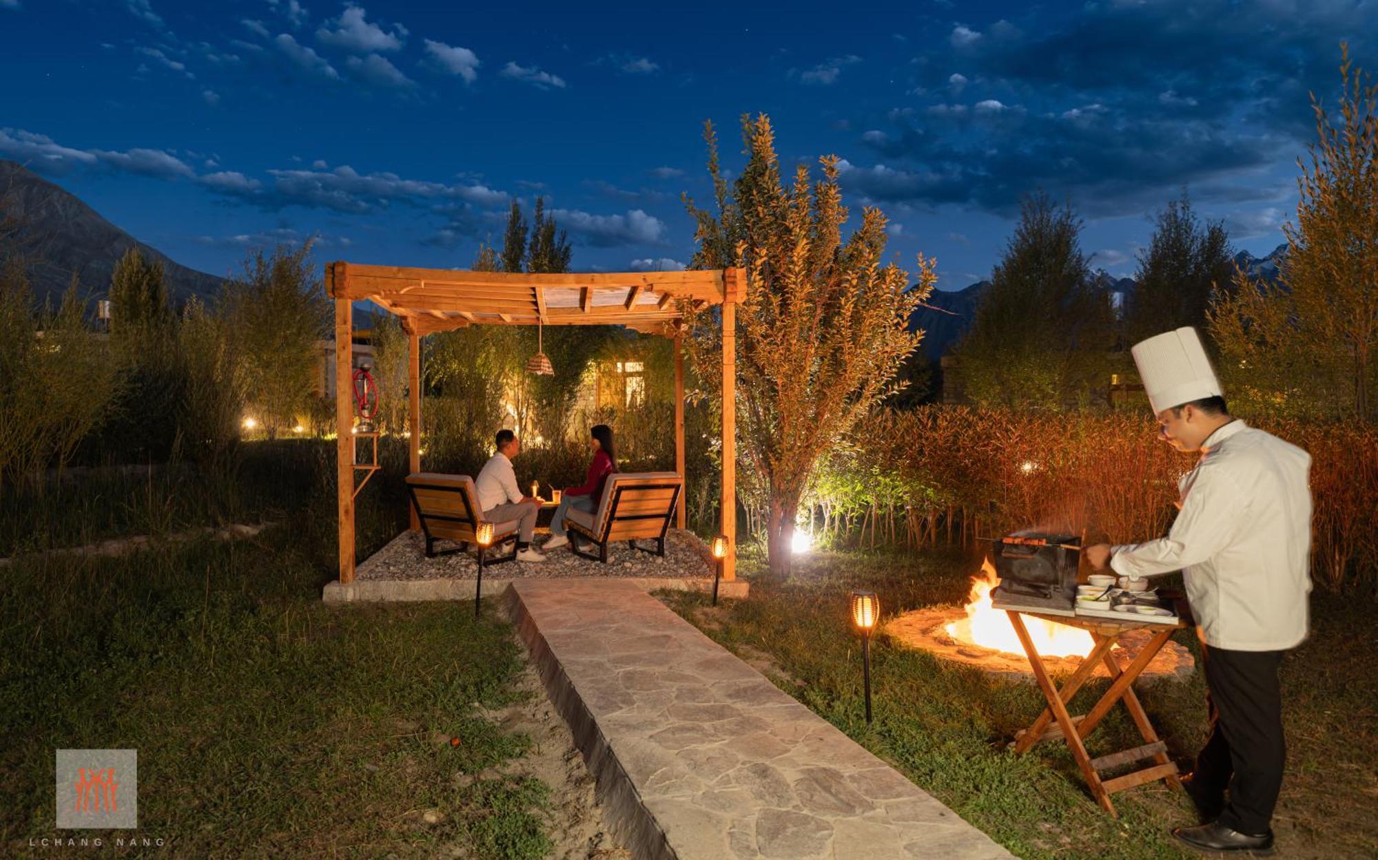 Lchang Nang Retreat-The House Of Trees-Nubra Valley Hotel Sumur Exterior photo