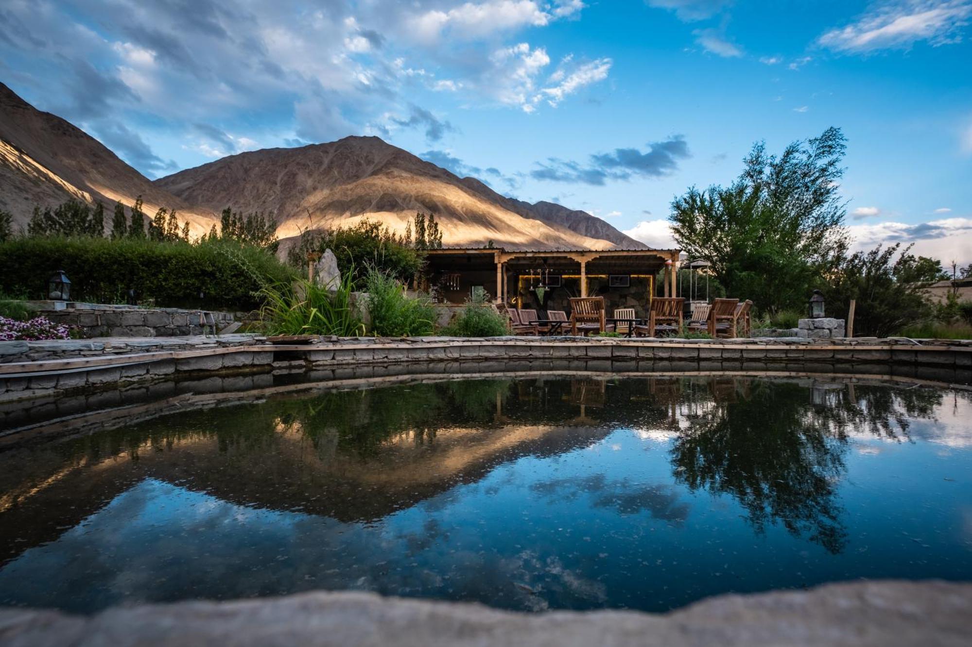 Lchang Nang Retreat-The House Of Trees-Nubra Valley Hotel Sumur Exterior photo