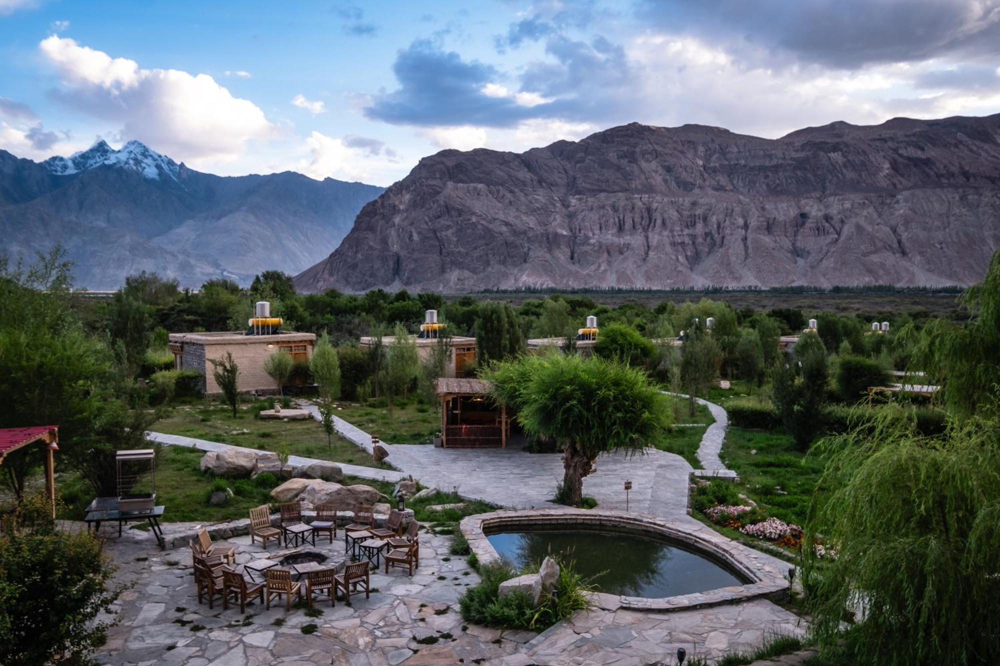 Lchang Nang Retreat-The House Of Trees-Nubra Valley Hotel Sumur Exterior photo