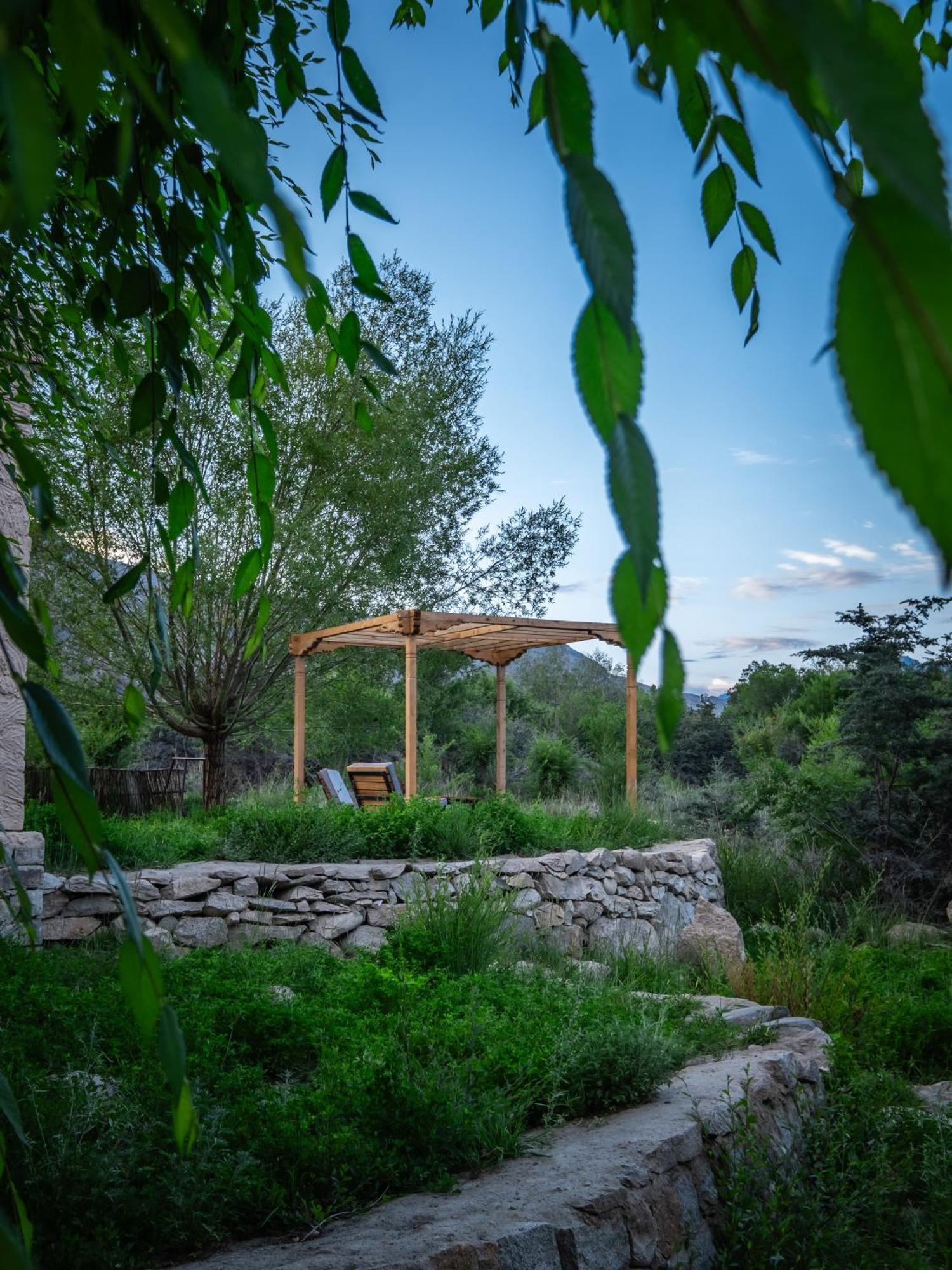 Lchang Nang Retreat-The House Of Trees-Nubra Valley Hotel Sumur Exterior photo